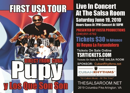 Pupy y Los Que Son Son in Arlingon, VA