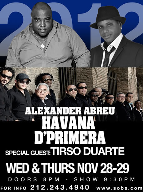 El Charanguero Mayor Tirso Duarte Replaces Charanga at SOBs Tonight
